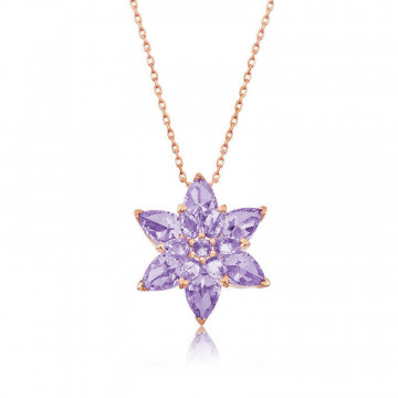 Die violette Lotusblume